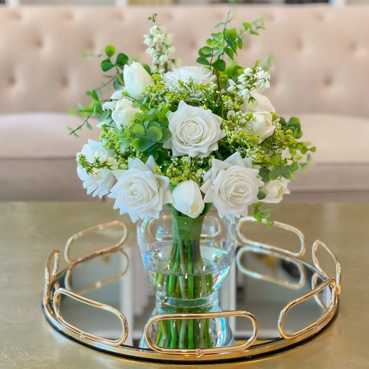 Primrue Rose Centerpiece in Vase Wayfair